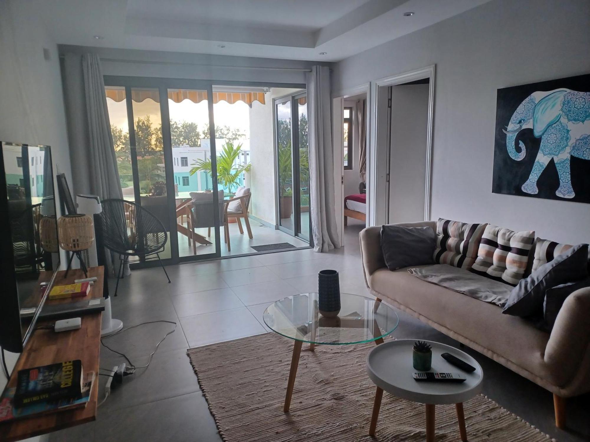 Splendide Penthouse Vue Mer A 5 Mn A Pied De La Plage Flic-en-Flacq Zewnętrze zdjęcie